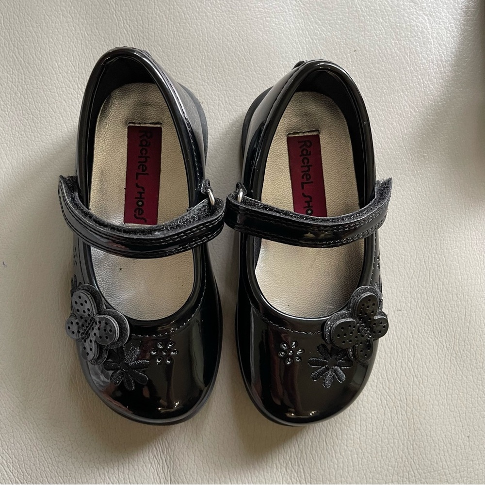 Rachel Shoes Black Dress Mary Janes size 7